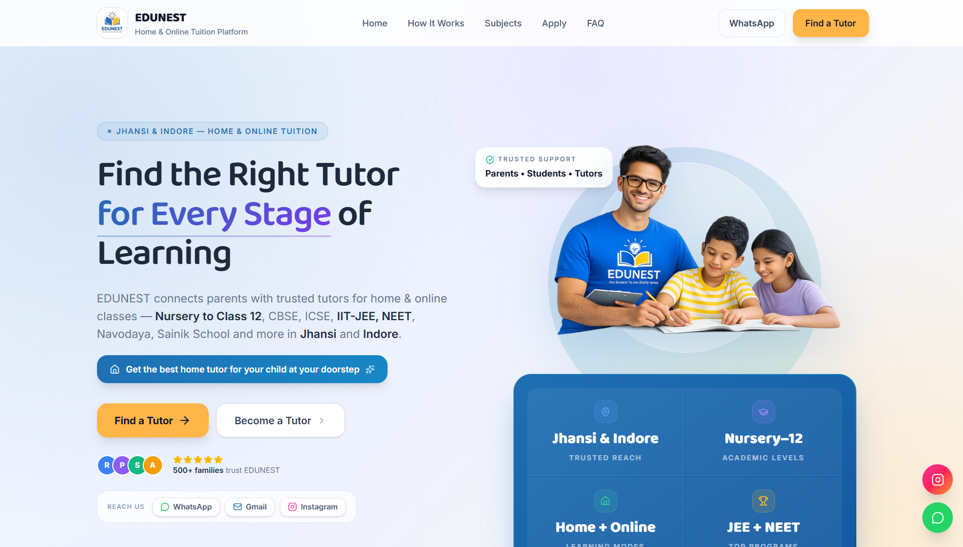 EduNest project screenshot
