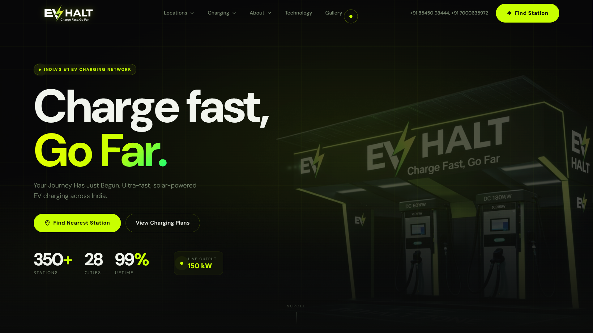 EV Halt project screenshot